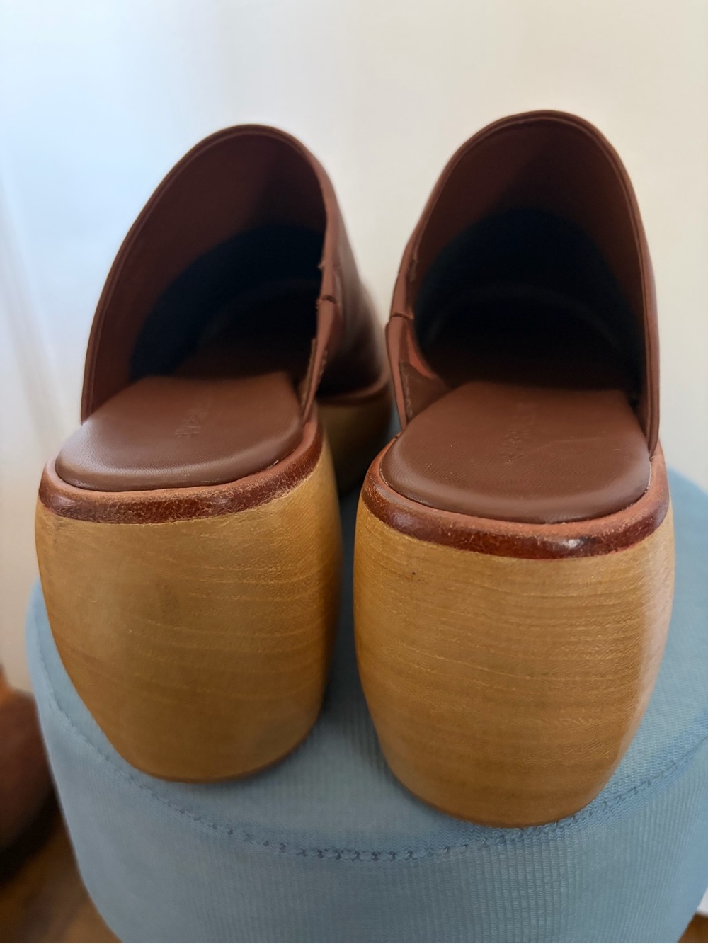 EVERLANE Leather THE WOODEN PUFFA CLOG - Size 8 - Picture 6 of 16